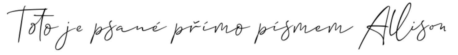 Handwriting fonty pro komerční užití