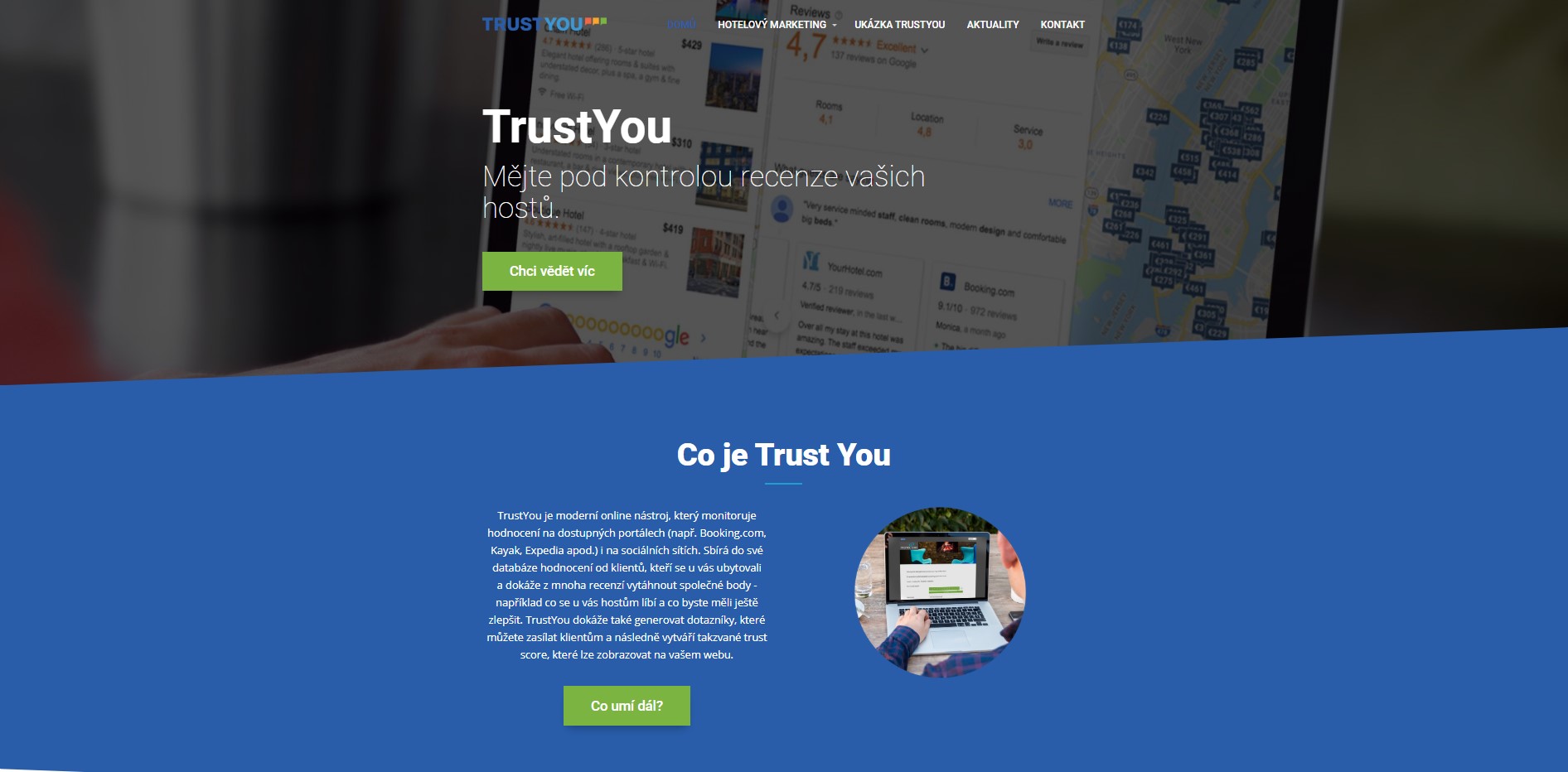 Tvorba internetových stránek pro Trustyou